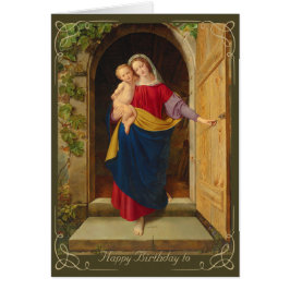 Birthday Lovely madonna en kind Steinbrück Card