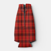 Birthday lumberjack red plaid foto flesjeskoeler (Achterkant)