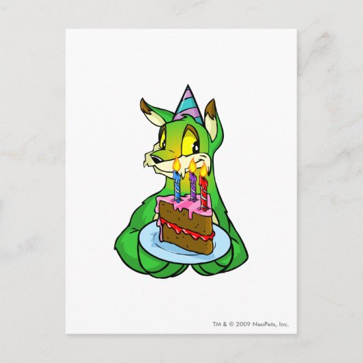 Birthday Lupe Briefkaart (Voorkant)