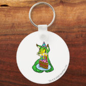 Birthday Lupe Sleutelhanger (Voorkant)