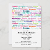 Birthday maand december kaart (Voorkant)