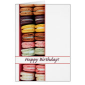 Birthday Macaron Kaart (Voorkant)