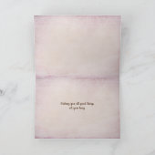 Birthday Macro Pink Daisy Kaart (Binnen)