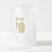 Birthday Made in '79 Typografie Drink Matglas Bierpul (Voorkant links)