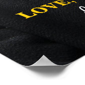 Birthday Magazine Foto Hoesje personaliseren Poster (Hoek)