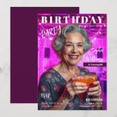 Birthday Magazine Hoesje Kaart (Voorkant / Achterkant)
