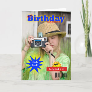Birthday Magazine Hoesje Kaart