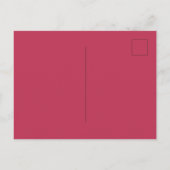 Birthday magenta witte eucalyptus uitnodiging briefkaart (Achterkant)