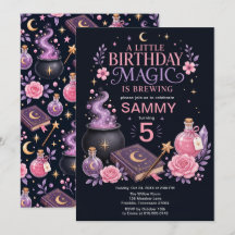 Birthday Magic Witch Birthday Party