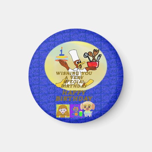 Birthday Magneet (Voorkant)