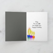 Birthday Maine Coon Cat in Sunbril Kaart (Binnen)