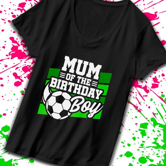 Birthday Mam - Boys Voetbal T-shirt