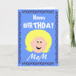 Birthday mam van Son Kaart<br><div class="desc">een leuke kaart voor een zoon om zijn moeder voor elke gelegenheid te geven . verander de woorden en de achtergrond om het voor een andere gelegenheid te personaliseren of te maken. Ik heb een andere combinatie van haarkleuren nodig, zodat ik weet dat ik het zal creëer ~ of alle...</div>