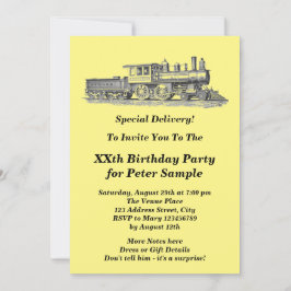 Birthday-Man Mannen van de stuurmachinemotor Kaart