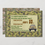 Birthday Man, partijgebonden Man, jager, elke leef Kaart (Voorkant / Achterkant)