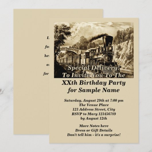 Birthday Man van  stuurmannetje           Kaart (Voorkant / Achterkant)