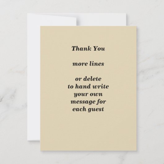 Birthday-Mannen van het Man  stoomtrain Bedankkaart (Achterkant)