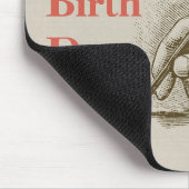 Birthday Mannhand met fontein pen CC0998 Muismat (Hoek)