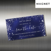 Birthday marvy blue Silver, met uitzondering van d