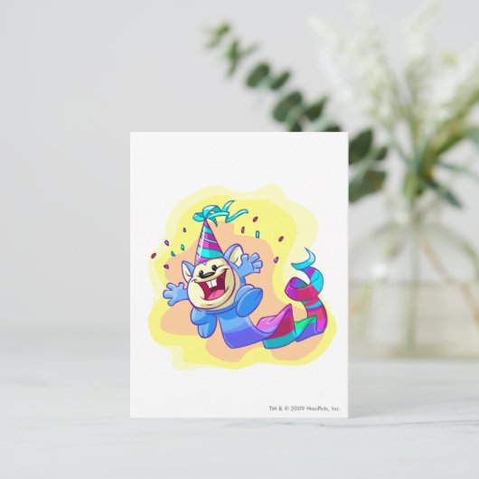 Birthday Meerca Briefkaart (Staand voorkant)