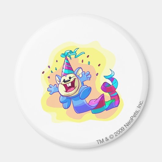 Birthday Meerca Magneet (Voorkant)