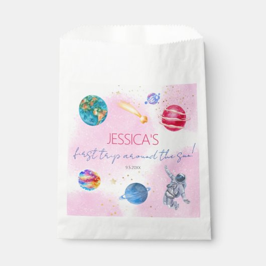 Birthday meisje buitenruimteschets bedankzakje (Voorkant)