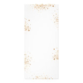 Birthday Menu sunflower eucalyptus glitter (Achterkant)