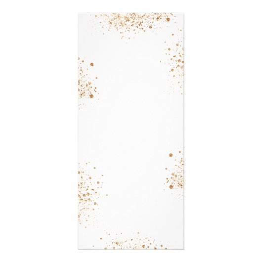 Birthday Menu sunflower eucalyptus glitter (Achterkant)