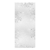 Birthday Menu zilveren monogram (Achterkant)