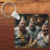 Birthday Mess – Funny Keychain (Voorkant)