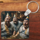 Birthday Mess – Funny Keychain (Achterkant)