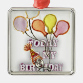 Birthday Metalen Ornament (Voorkant)