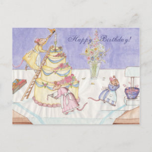Birthday Mice Briefkaart