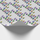 Birthday Mice op Grey Cadeaupapier (Hoek)