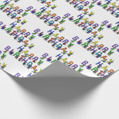 Birthday Mice op White Cadeaupapier (Hoek)