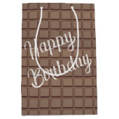 Birthday Milk Chocolate Snoep Bar Medium Cadeauzakje (Voorkant)