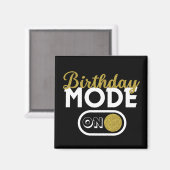 Birthday-modus aan magneet (Voorkant / Achterkant)