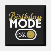 Birthday-modus aan magneet (Voorkant)