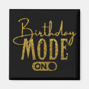 Birthday-modus aan   Partij voor de verjaardag Magneet
