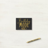 Birthday-modus aan | Partij voor de verjaardag Post-it® Notes (Op bureau)