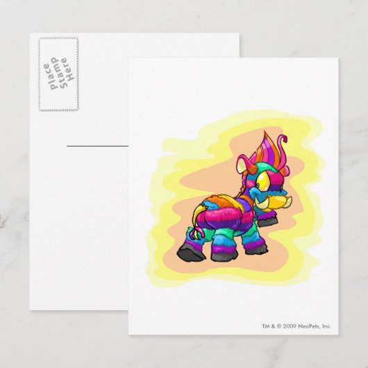 Birthday Moehog Briefkaart (Voorkant / Achterkant)