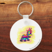 Birthday Moehog Sleutelhanger (Voorkant)