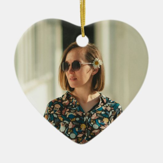 Birthday Moments Captured Photo & Message Ornament (Voorkant)