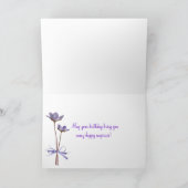 Birthday Monarch Butterfly Kaart (Binnen)