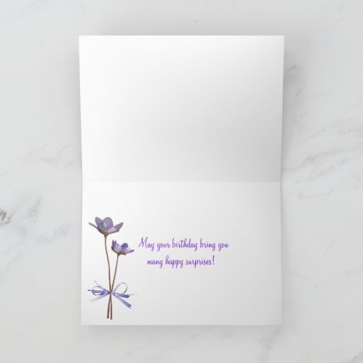 Birthday Monarch Butterfly Kaart (Binnen)