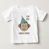 Birthday Monkey Face Shirt (Voorkant)