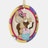 Birthday Monkey ornament (Rechts)