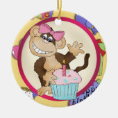 Birthday Monkey ornament (Voorkant)