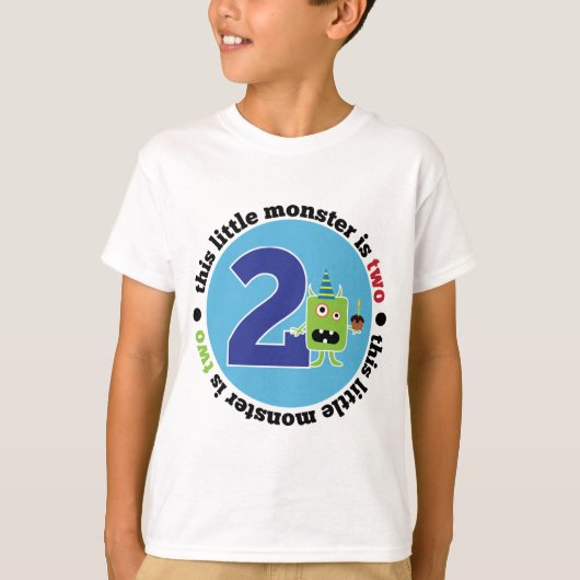 Birthday Monster 2 T-shirt (Voorkant)