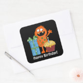 Birthday Monster party leuke sticker (Envelop)